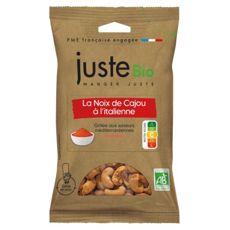 NOIX DE CAJOU TOMATE & BASILIC BIO