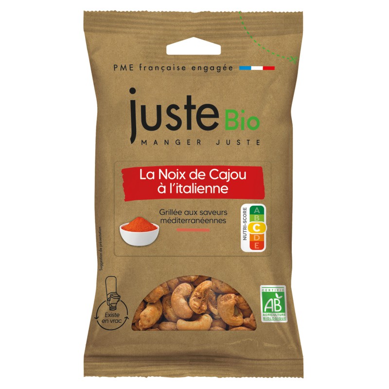 NOIX DE CAJOU TOMATE & BASILIC BIO