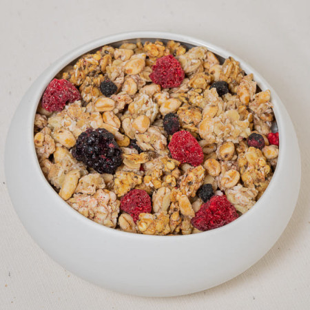 MUESLI CROUSTILLANT 4 FRUITS ROUGES BIO