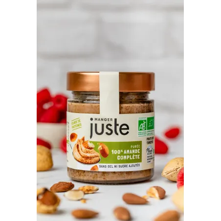 Purée 100% Amande complète - 200 gr
