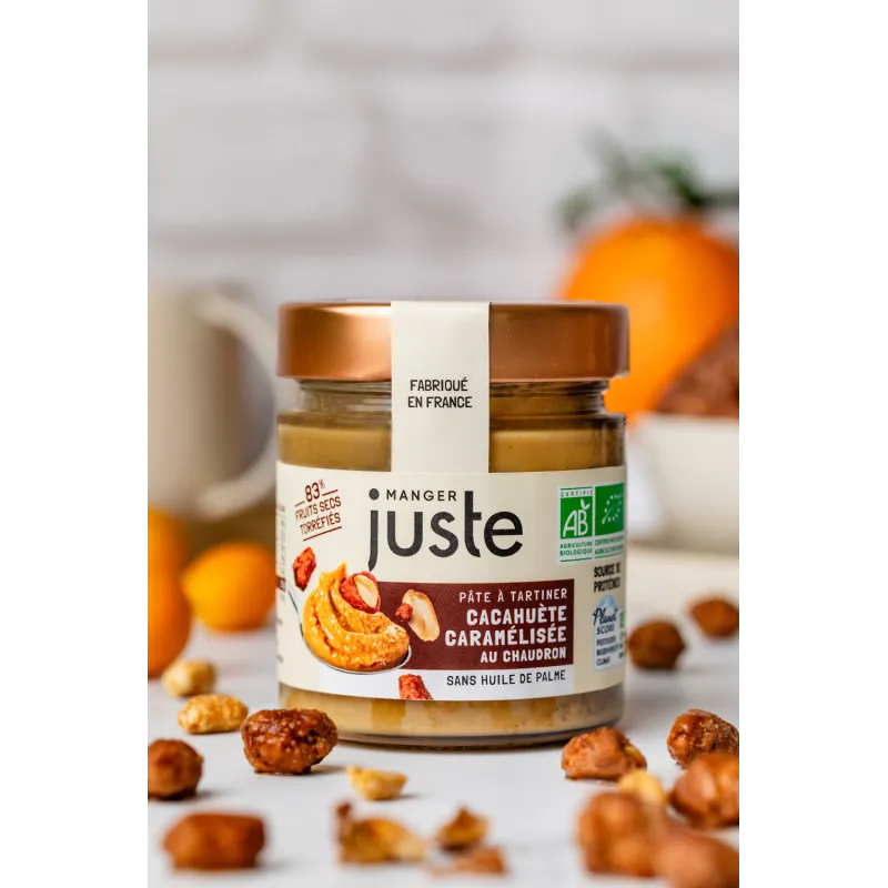 Pâte à tartiner Cacahuète caramélisée - 200 gr