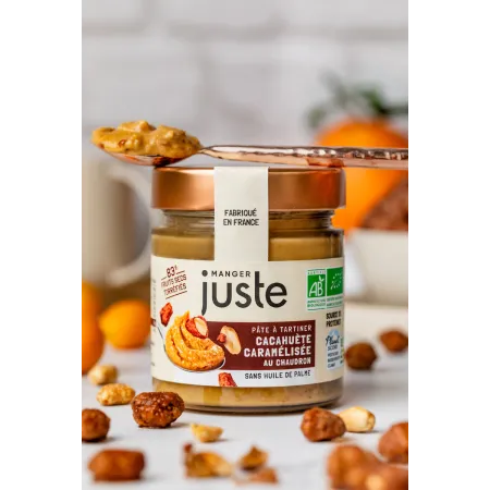 Pâte à tartiner Cacahuète caramélisée - 200 gr