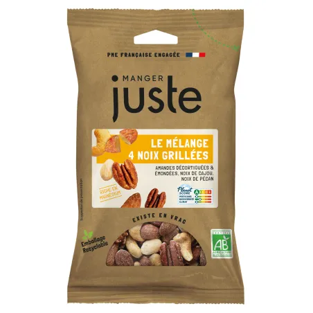 MELANGE 4 NOIX GRILLEES BIO