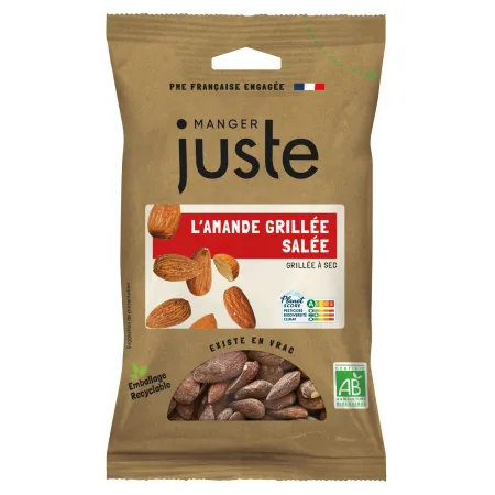 AMANDES GRILLEES SALEES BIO