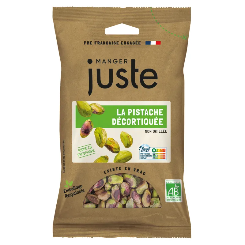 PISTACHES DECORTIQUEES BIO