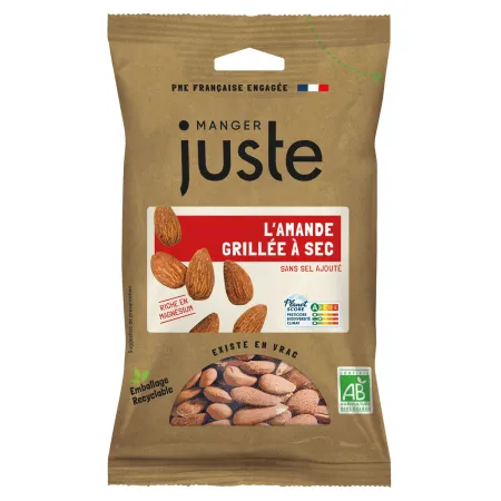 AMANDES DECORTIQUEES GRILLEES BIO