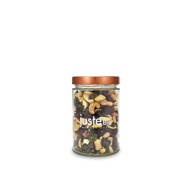 Bocal en verre 580ml + couvercle